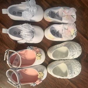 Baby Girl Infant/Toddler shoe bundle